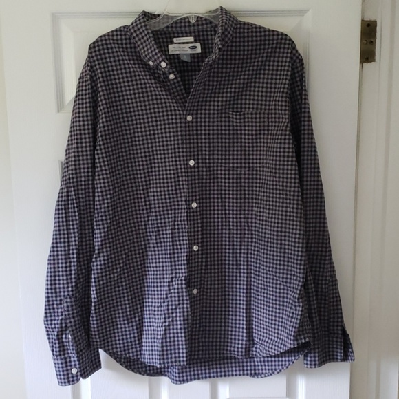 Old Navy Other - Old Navy Blue Checked Long Sleeve Button Up Old Navy Other - Old Navy Blue Checked Long Sleeve Button Up